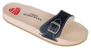 0100-900 BERKEMANN Holz Original-Sandale schwarz Größe 1 - 13