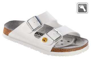 089410 Klein BIRKENSTOCK ESD ARIZONA Sandale normale Weite weiß Größe 35 - 46
