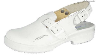 1000 ABEBA Classic Küchenclog küchenschuhe Berufsschuhe weiß Leder Größe 36-46