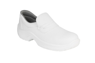 2000-01 ASF Slipper Arbeitsschuhe Serviceschuhe Küchenschuhe ohne Schutzkappe weiß 02 Größe 35 - 48