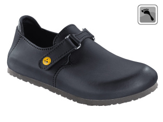 583168 BIRKENSTOCK ESD LINZ Sandale schmale Weite schwarz Größe 36 - 42