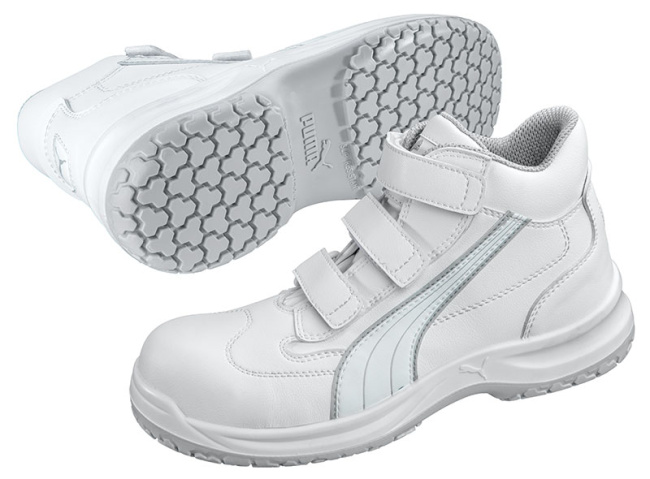 630182 PUMA Absolute Mid Sicherheitsschuhe, weiß, S2 Größe 36-47