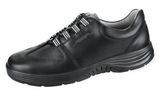 711138  Abeba X-LIGHT Schnürschuhe Arbeitsschuhe Küche Gastronomie schwarz Leder 02 Größe  35 - 48