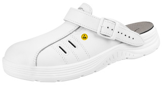 7131041 Abeba X-LIGHT ESD Clog Arbeitsschuhe Küche Gastronomie weiß Leder SB Größe  35 - 48