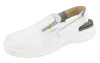 7131130 ABEBA ESD X-LIGHT ESD Arbeitsschuhe Clogs Weiß OB Leder Größe 35 - 48
