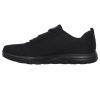 77210EC-BLK Skechers Ghenter Bronaugh Damen-Schnürschuhe ohne Schutzkappe, schwarz