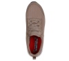 77222EC-TPE Skechers SQUAD SR Damen Slip-On Schuhe für Beruf und Freizeit ohne Schutzkappe taupe 