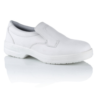P301 Safeway Slipper Küchenschuhe ohne Stahlkappe 01 weiß